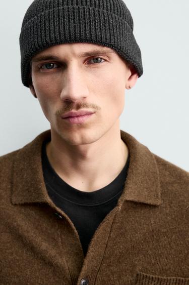 SURCHEMISE TRICOT DE LAINE - ALPAGA ORIGINS - Marron de Zara - Image 5