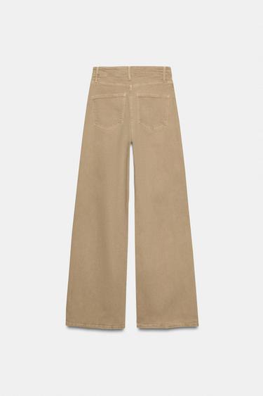 JEAN ZW COLLECTION WIDE LEG TAILLE HAUTE - Sable de Zara - Image 5