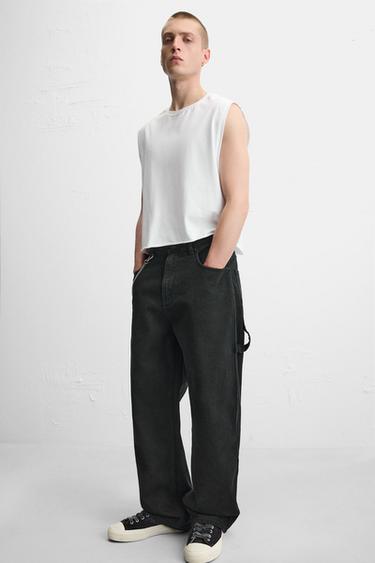 PANTALON À POCHE CARPENTIER - Noir de Zara - Image 4