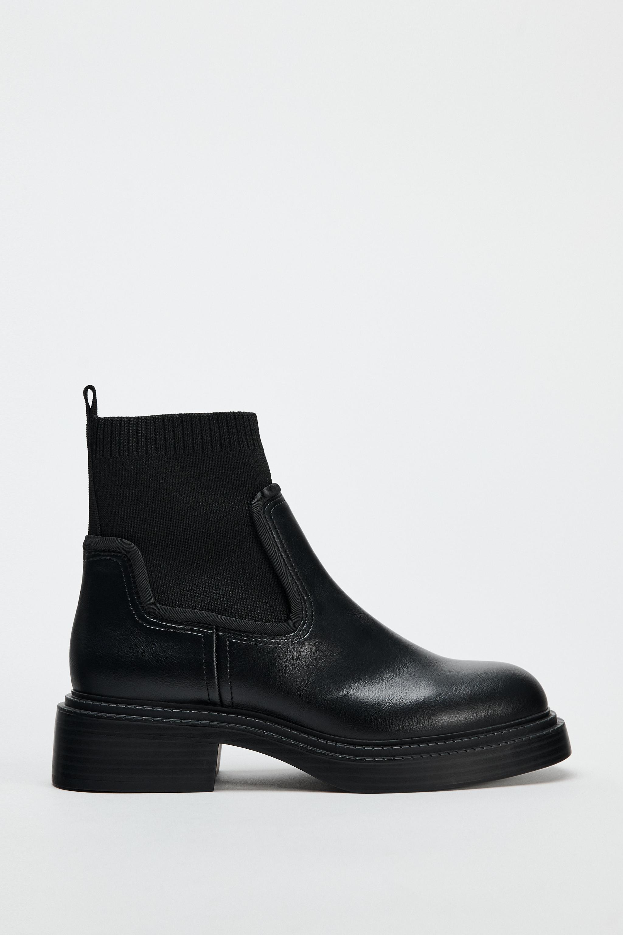 Chelsea boots women zara on sale