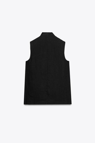 WAISTCOAT AND TROUSERS SET - Black by Zara
