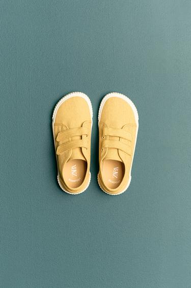 Zara BAREFOOT SNEAKERS - Yellow
