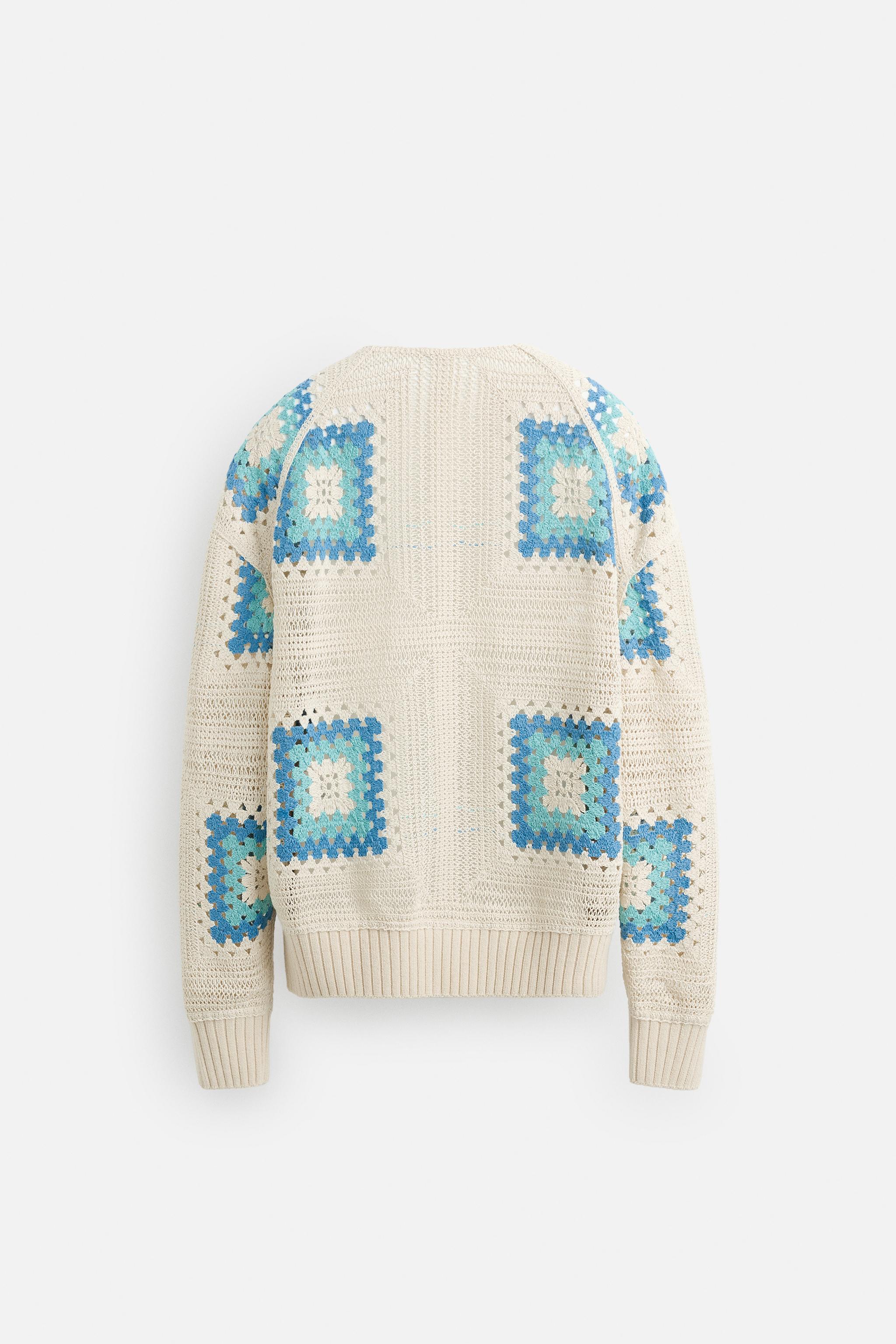 ZARA - クロシェカーディガン クロシェ編みニットカーディガン - エクリュ | ZARA Japan / 日本