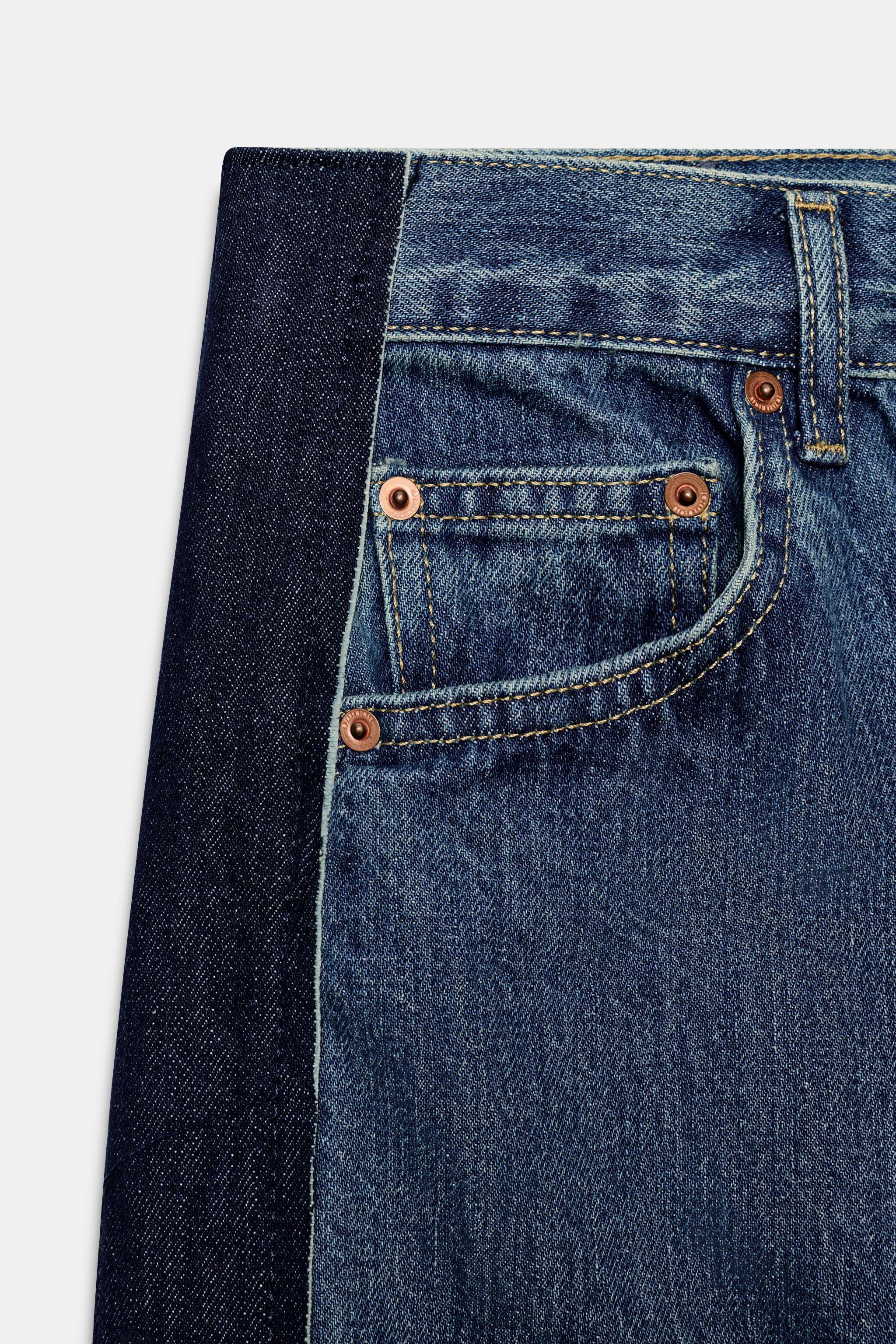 ZW COLLECTION MID-RISE ROLLED UP JEANS