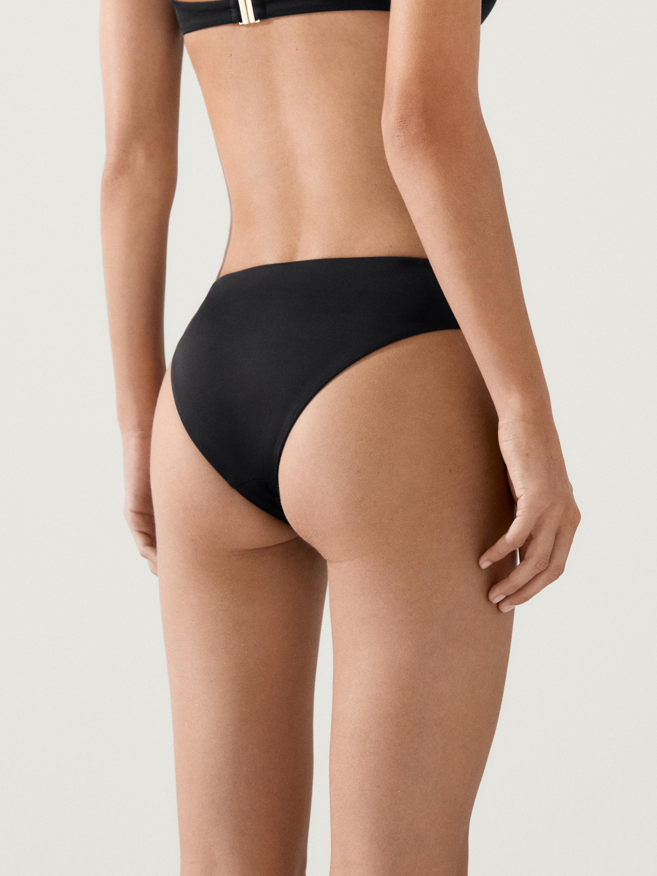 Bikini bottoms with rhinestone detail