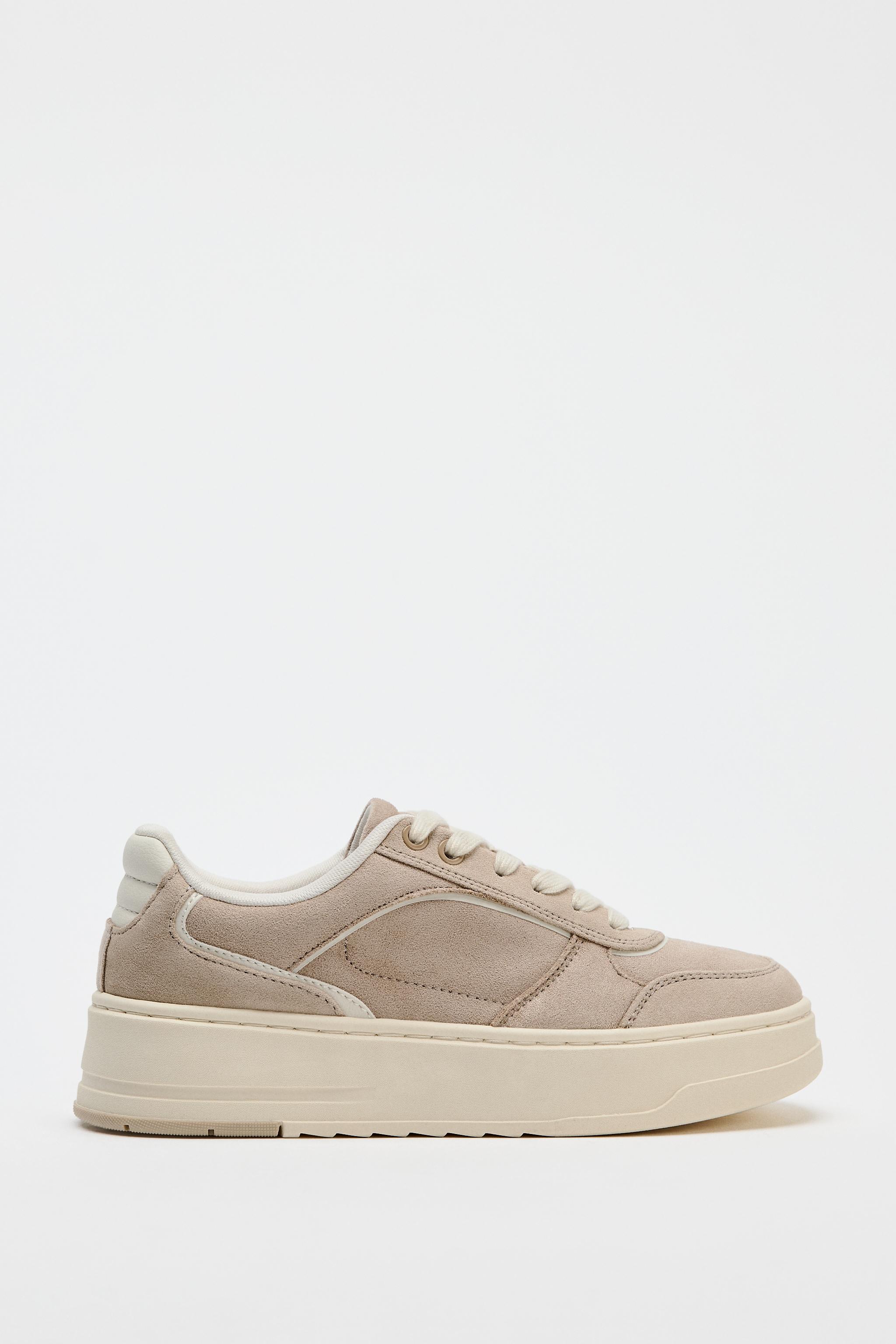 Zara Sneakers in A Combination of Colors Off White Women