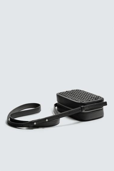 BRAIDED CROSSBODY BAG - Black by Zara - Image 3