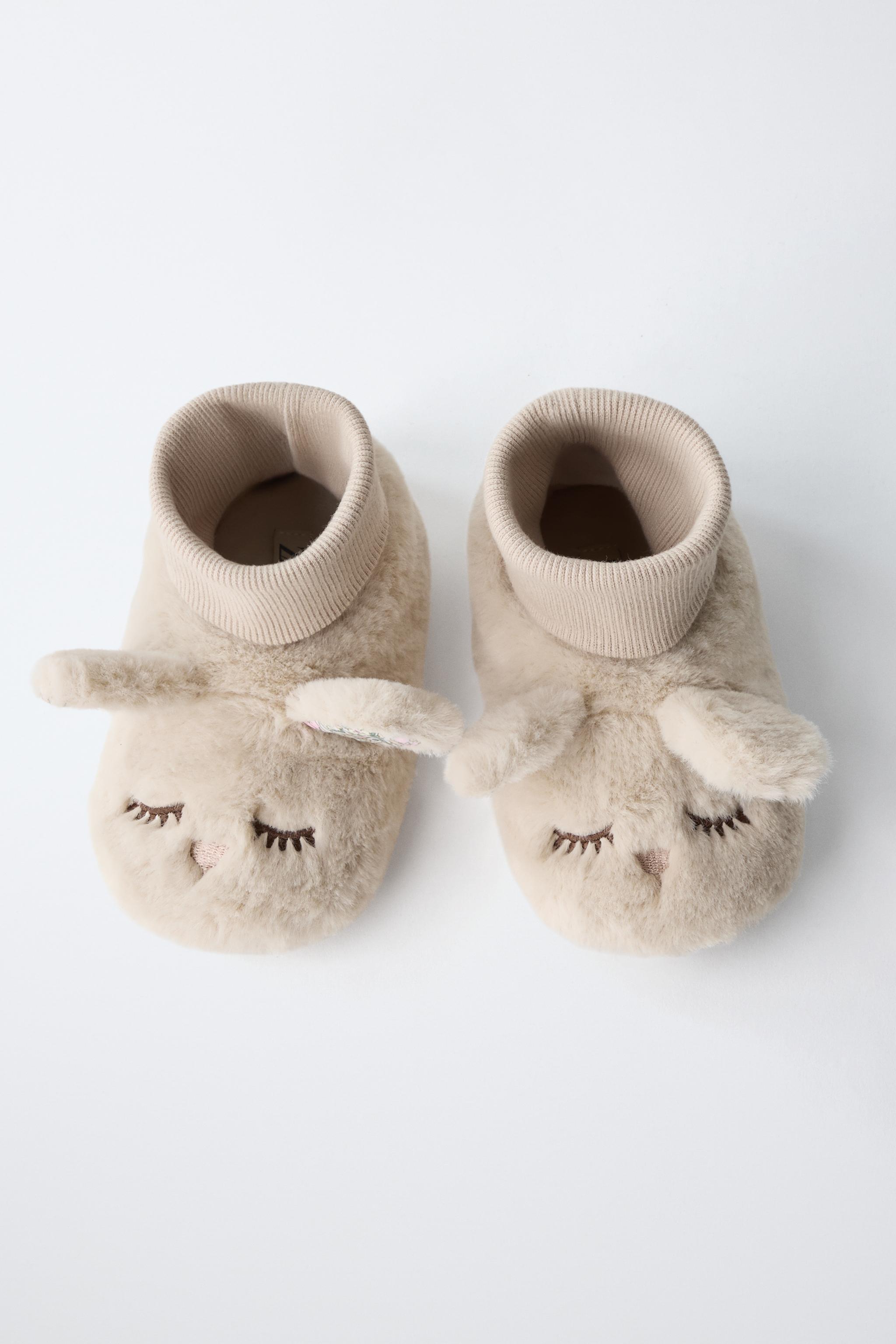 Детские тапочки Zara BUNNY SLIPPERS — фото 4