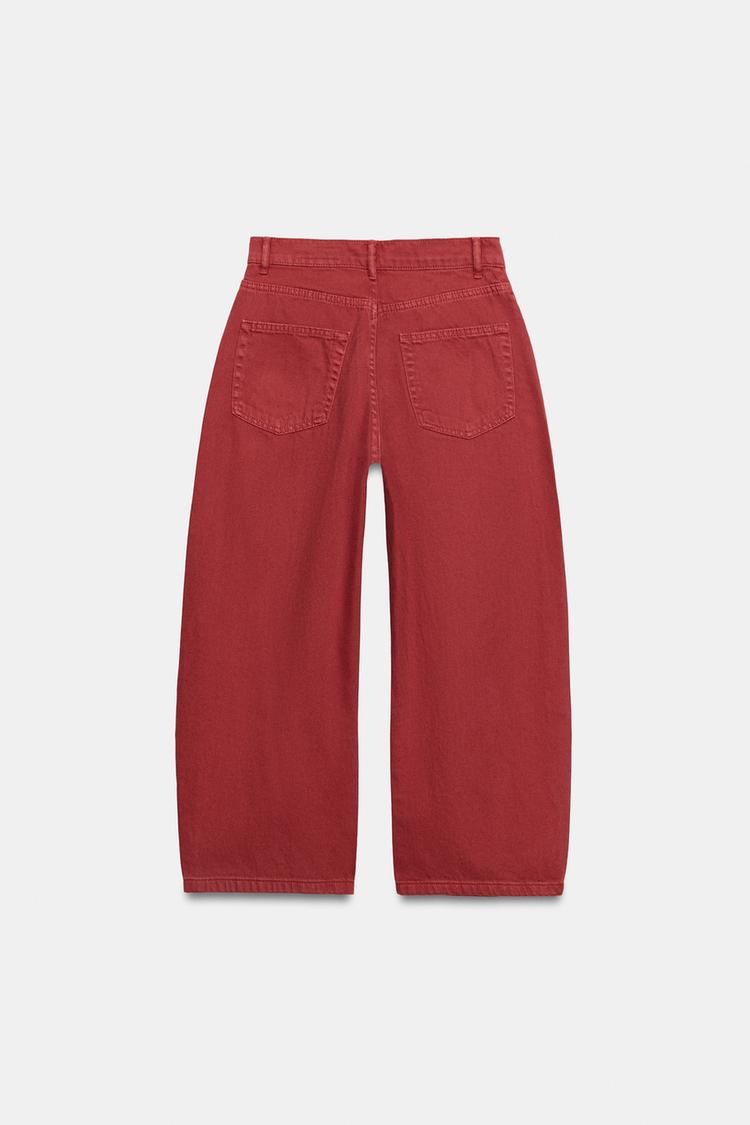 Jeans capri globo de tiro medio ZW Collection 7