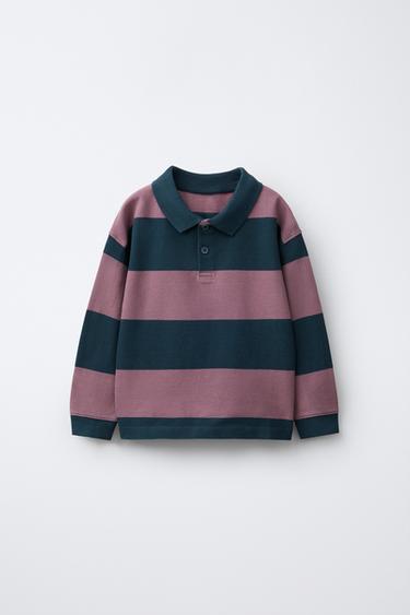 POLO RISCAS GARMENT DYE - Rosa da Zara