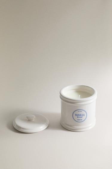 (300 G) VANILLA & NUT SCENTED CANDLE - Ecru / Beige by Zara - Image 1