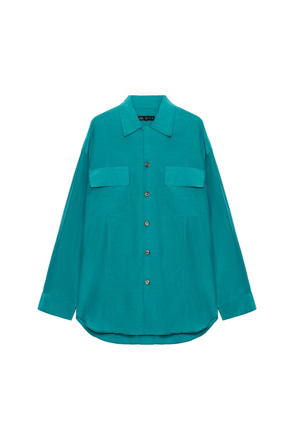 FLOWY POCKET SHIRT ZW COLLECTION - image 3