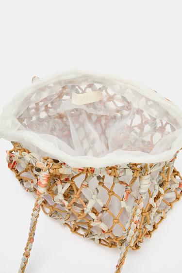 SAC TRESSÉ TISSÉ - Jaune de Zara - Image 6