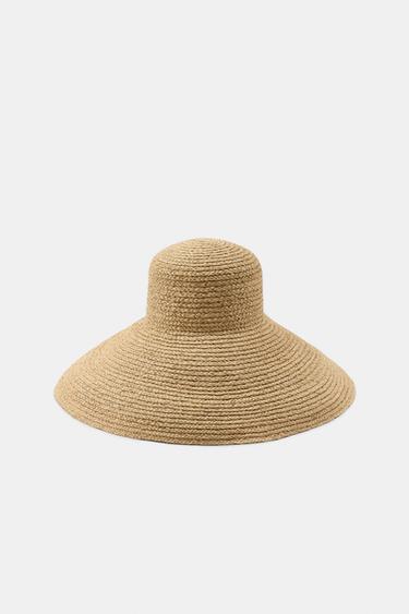 Zara 100% RAFFIAST KÜBAR - Light beige