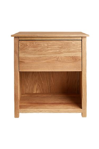 TABLE DE CHEVET CHÊNE - Beige clair de Zara