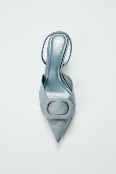 ZAPATO DESTALONADO PIEZA - Azul de Zara