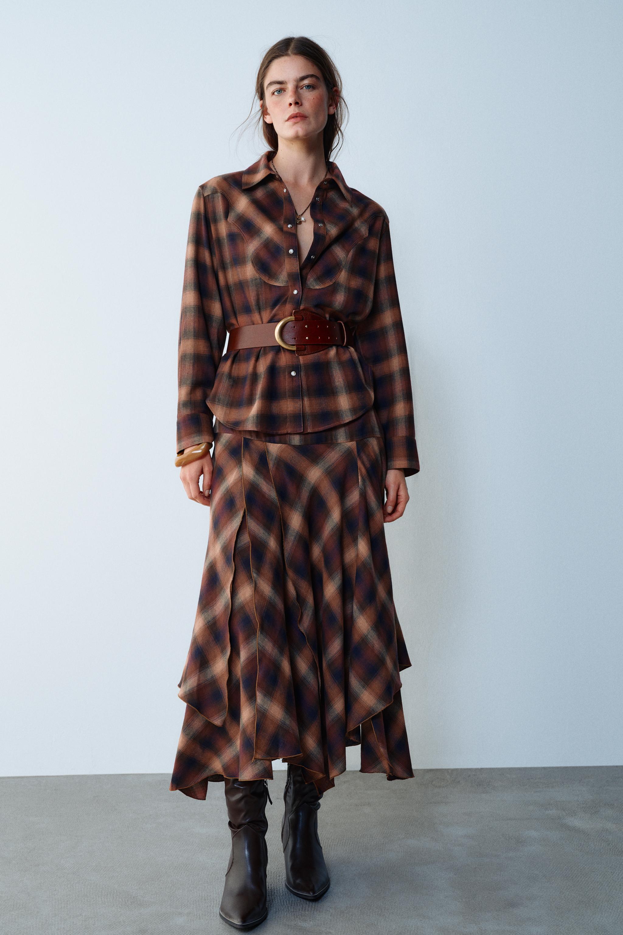 Checked Shirt by Zara