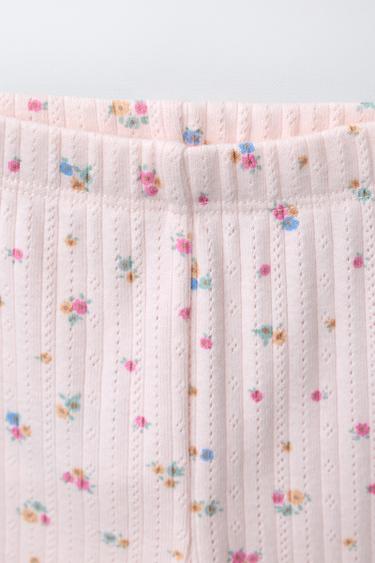 FLORAL BODYSUIT AND LEGGINGS SET - Pink by Zara - Image 4