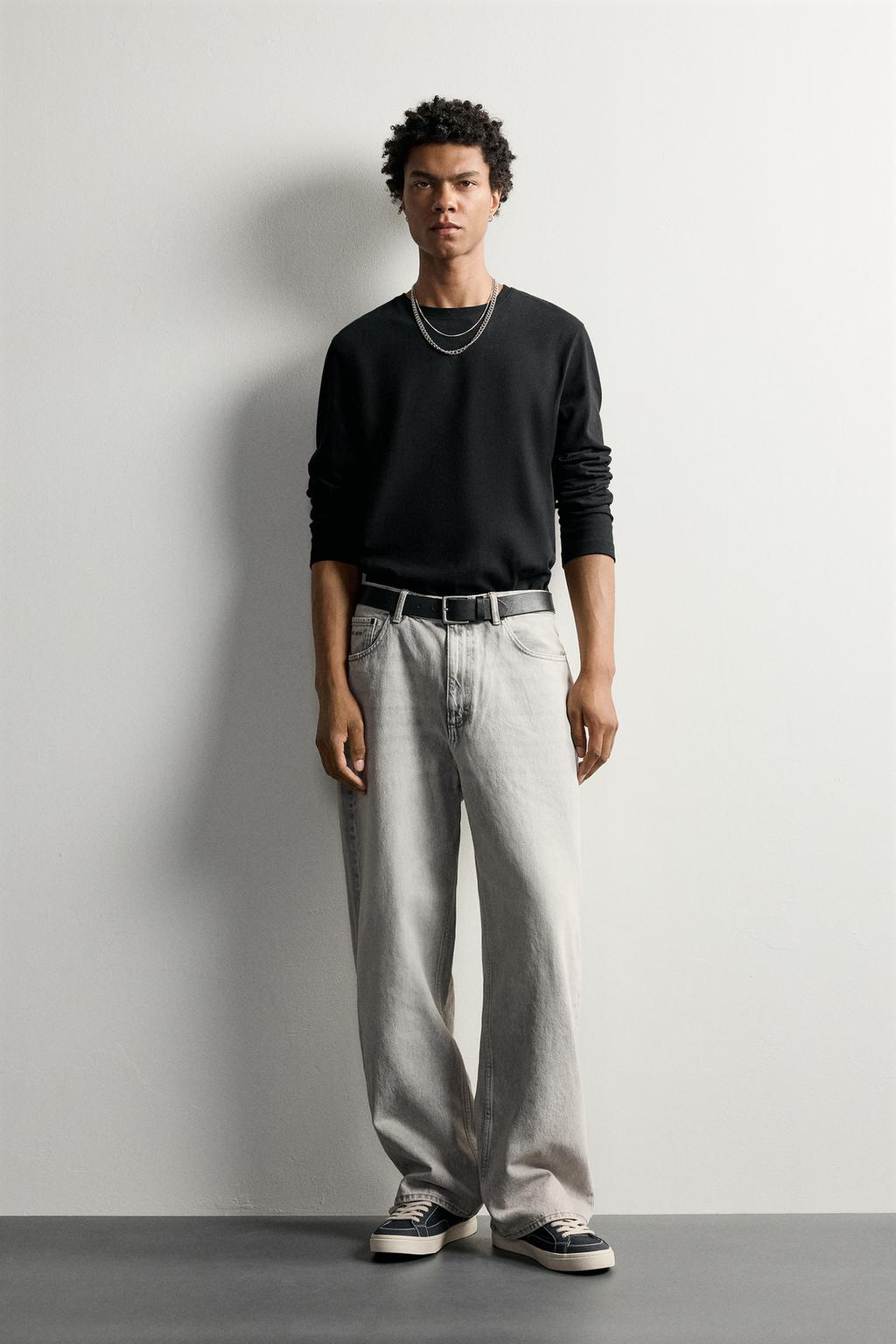 Zara Loose fit cins şalvar