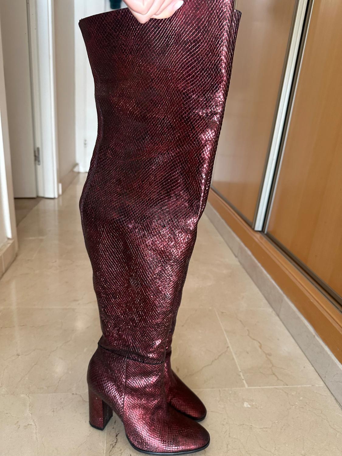 BOTA TACÓN ESTAMPADO ANIMAL - Image 3