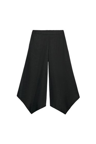 Zara ASYMMETRIC CULOTTES - Gray / Blue