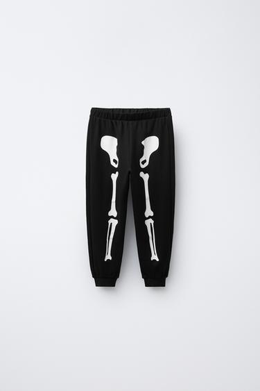 2-6 YEARS/ GLOW-IN-THE-DARK SKELETON PYJAMAS - Black by Zara - Image 3
