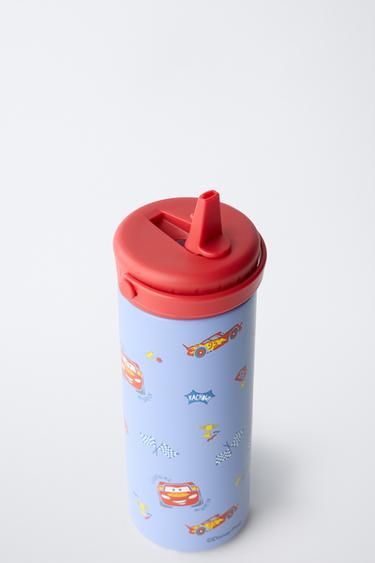 CARS LIGHTNING MCQUEEN © DISNEY STEEL BOTTLE 600ML - Blue by Zara - Image 1