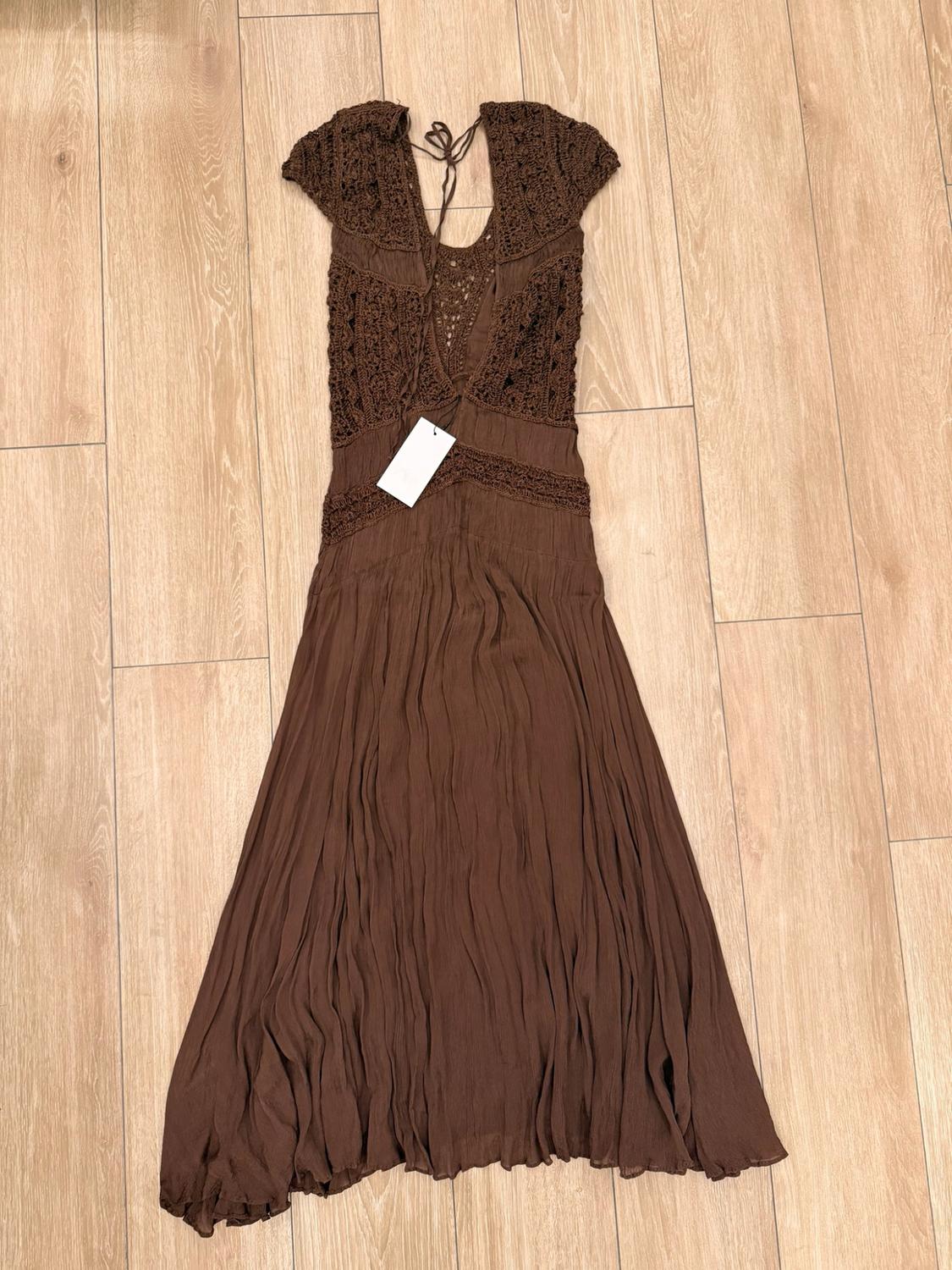 ZW COLLECTION COMBINED CROCHET DRESS - Image 2