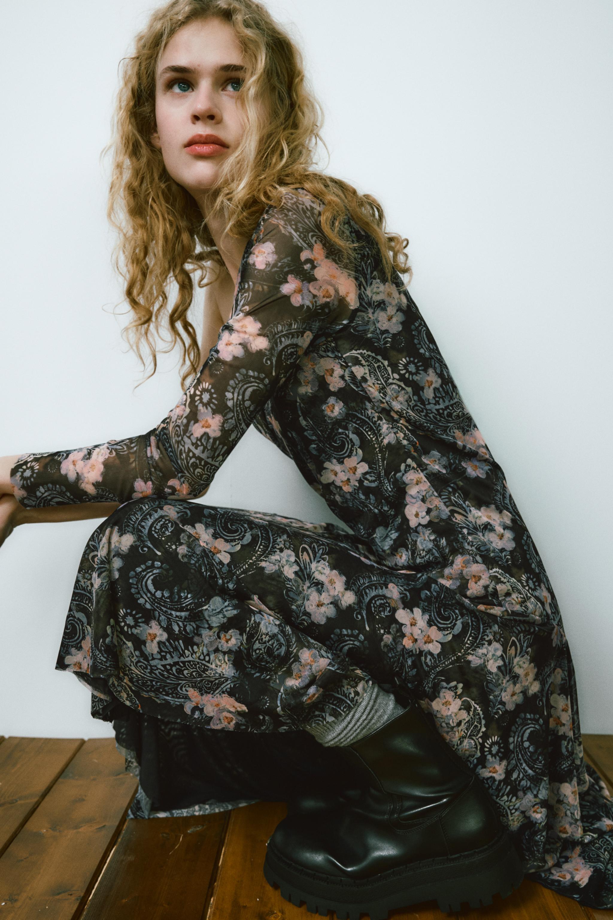 ANKLE BOOTS COM SOLADO TRATORADO - Preto | ZARA Brasil