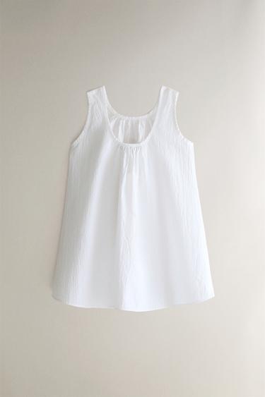 CHEMISE DE NUIT ENFANT UNIE - Blanc cassé de Zara - Image 4