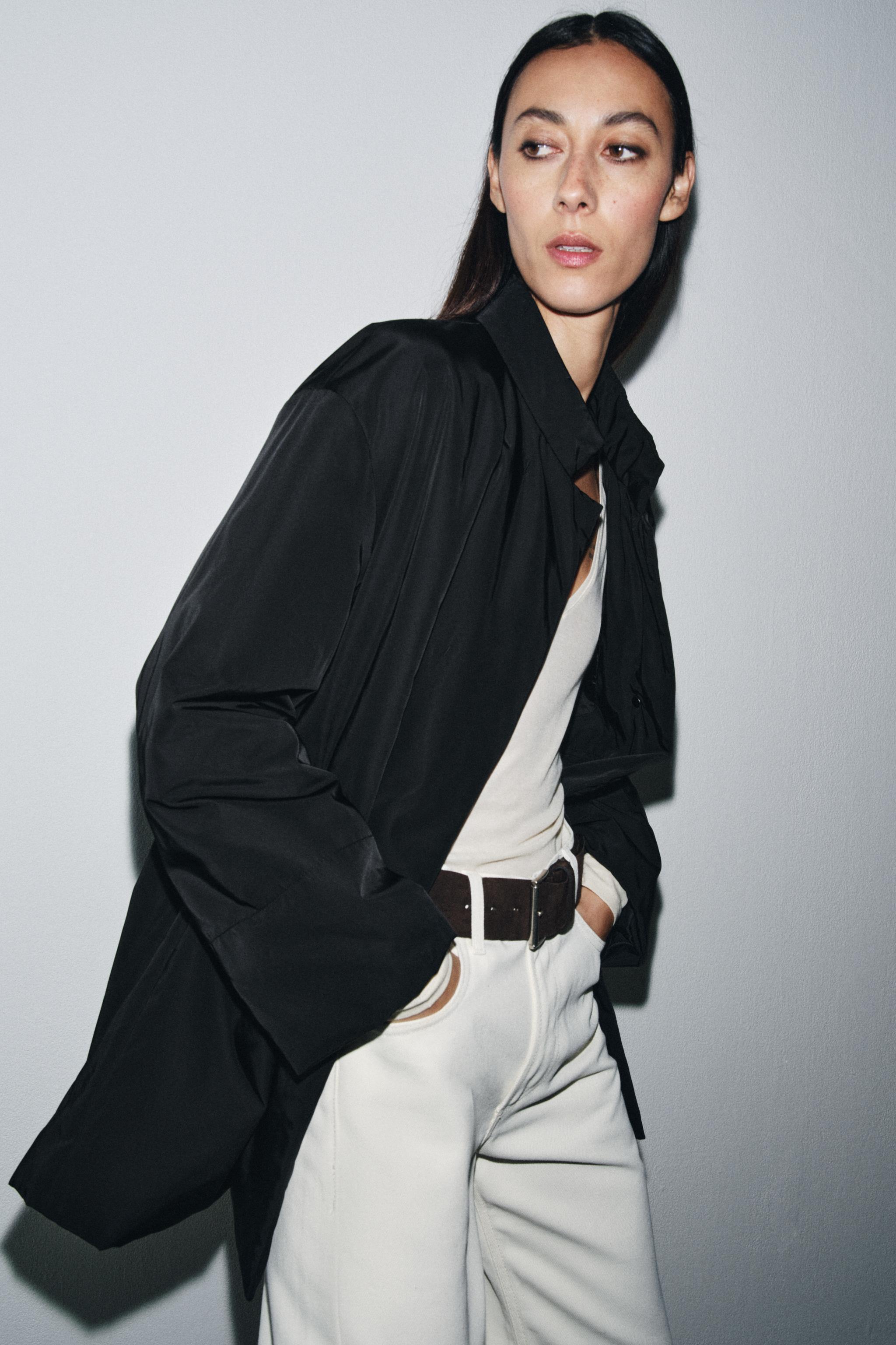 ZW COLLECTION OVERSIZED NYLON JACKET