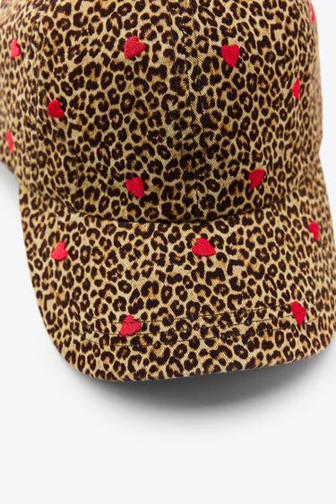 CASQUETTE EN TWILL IMPRIMÉ ANIMAL BRODÉ - Leopard de Zara - Image 1