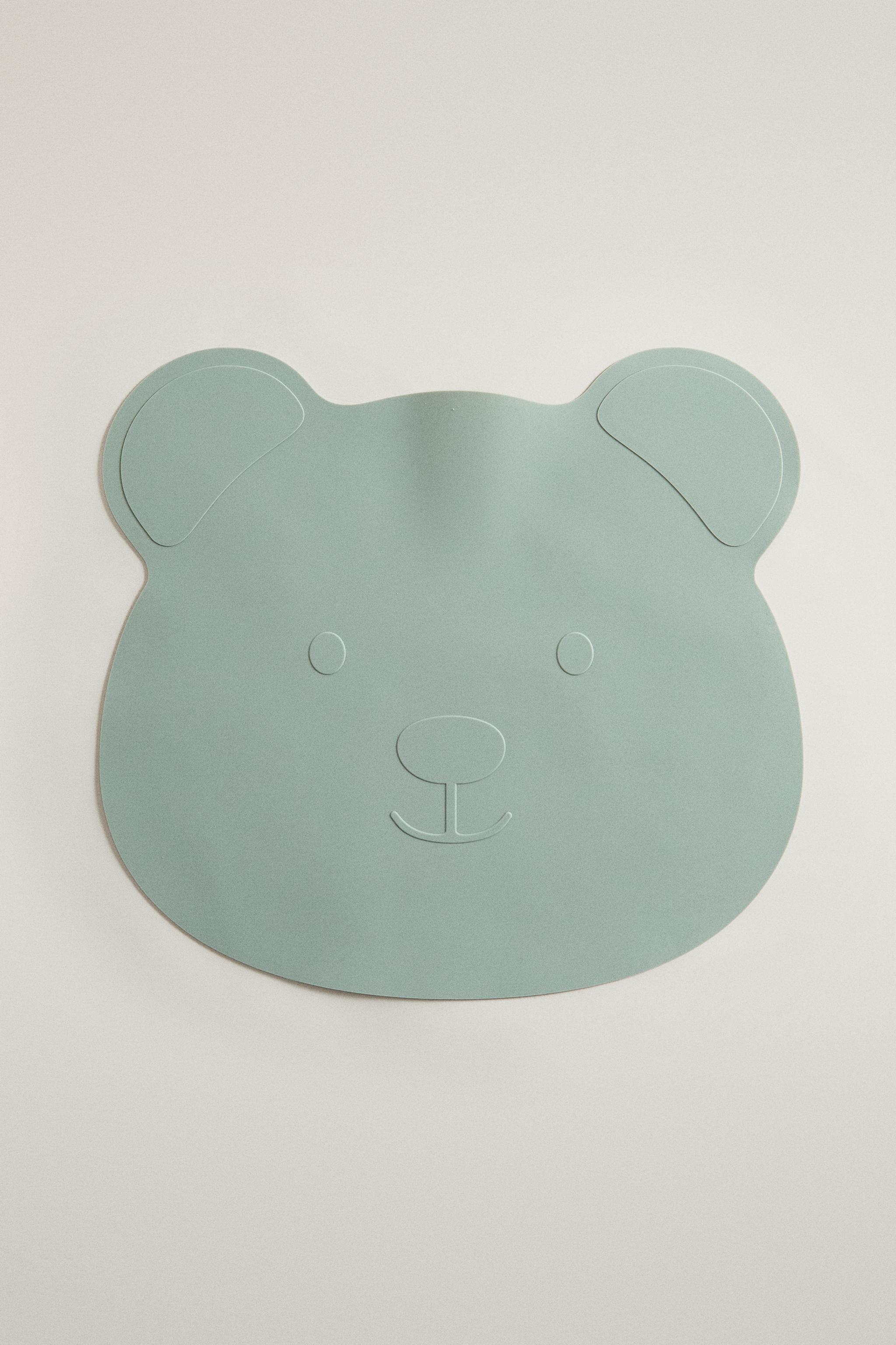 KIDS' BEAR SILICONE PLACEMAT