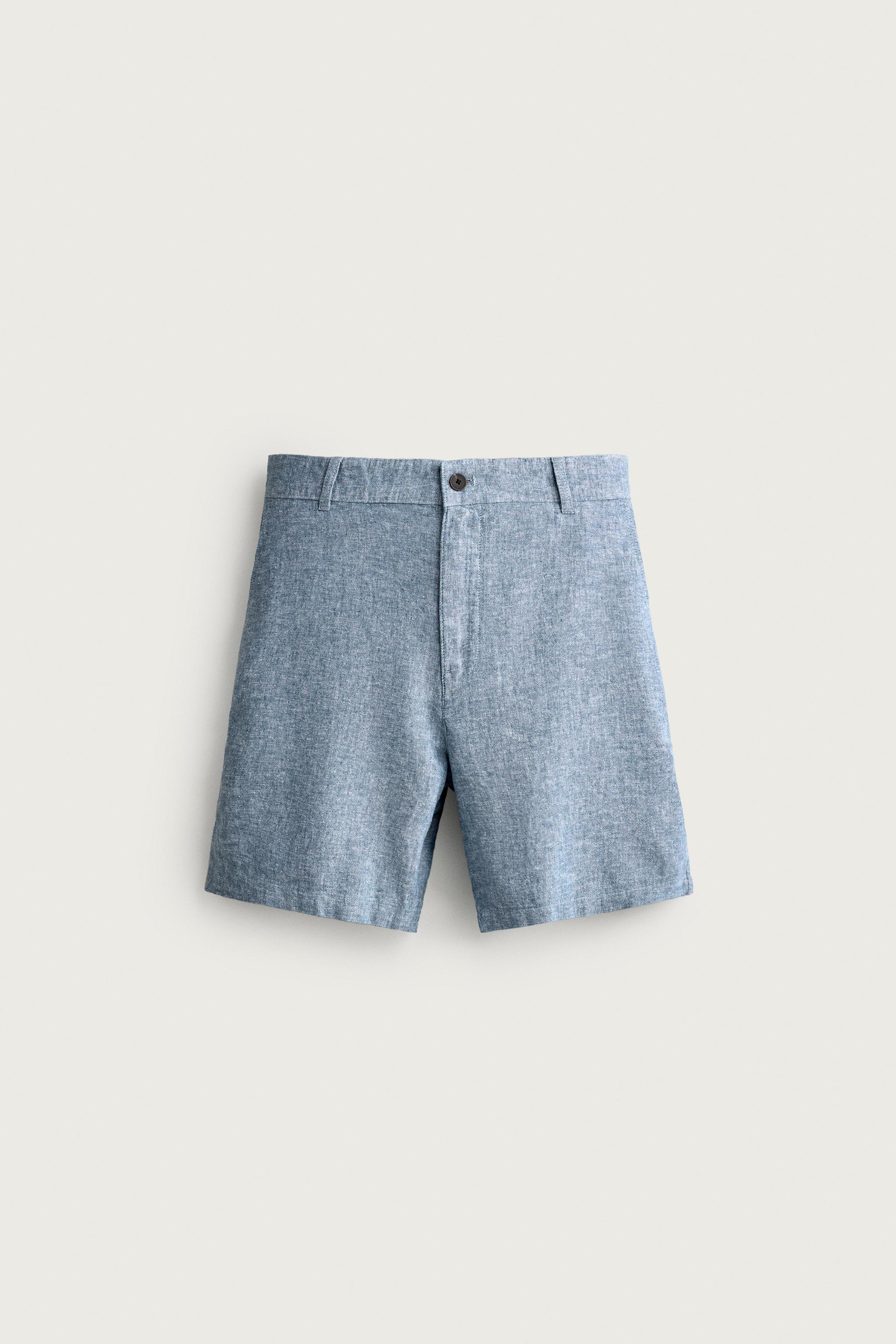 STRUCTURED REGULAR FIT SHORTS