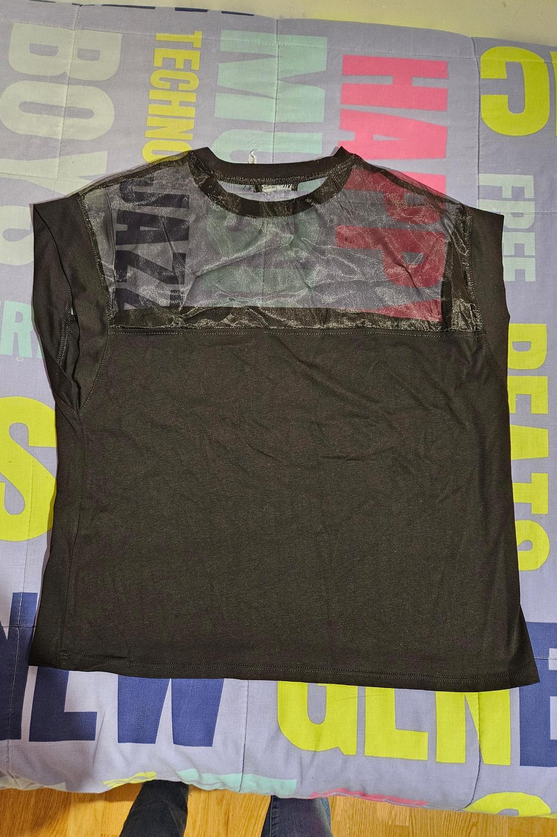 ORGANZA CONTRAST T-SHIRT - Image 2