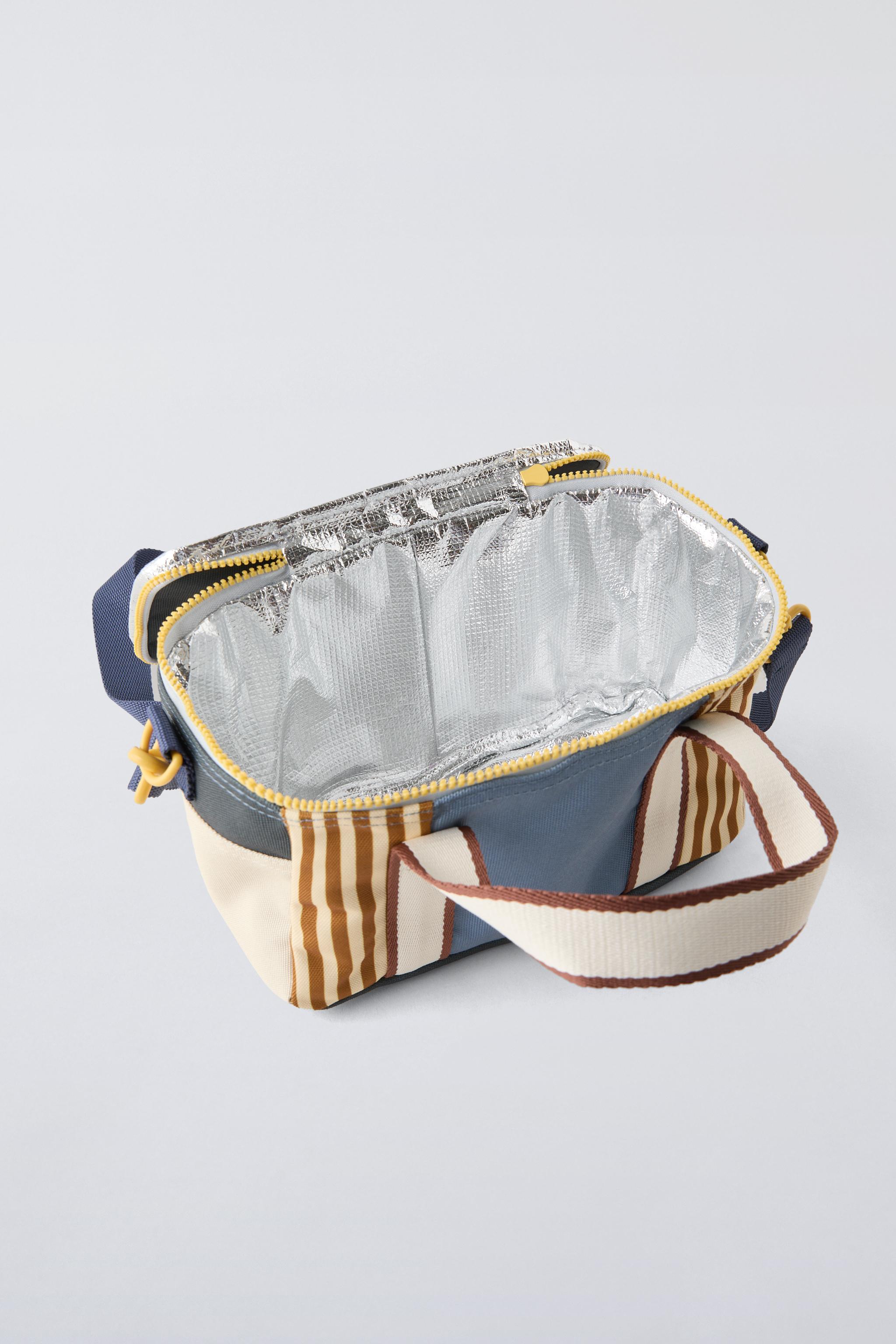 ENZO BLUES ♥ Striped Cross Bag/ 追跡付 CROSSBODY BAG - Blue | ZARA Australia