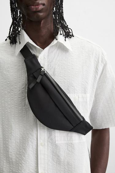 TECHNICAL FABRIC BELT BAG - Black by Zara - Image 0