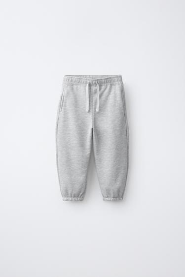 QUẦN JOGGER TRƠN - Màu ghi xám từ Zara