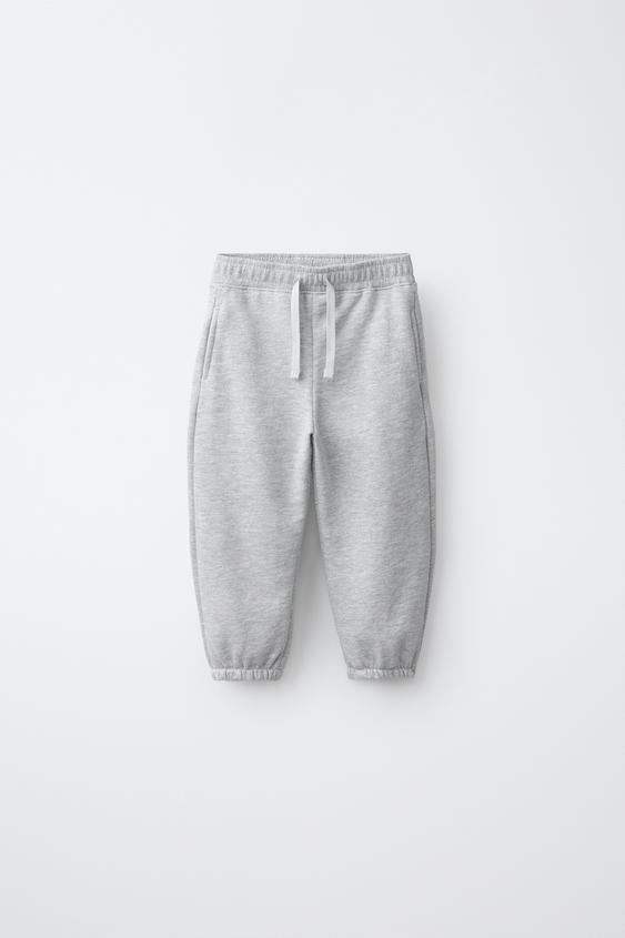 PLAIN JOGGERS - Grey marl by Zara - Image 0