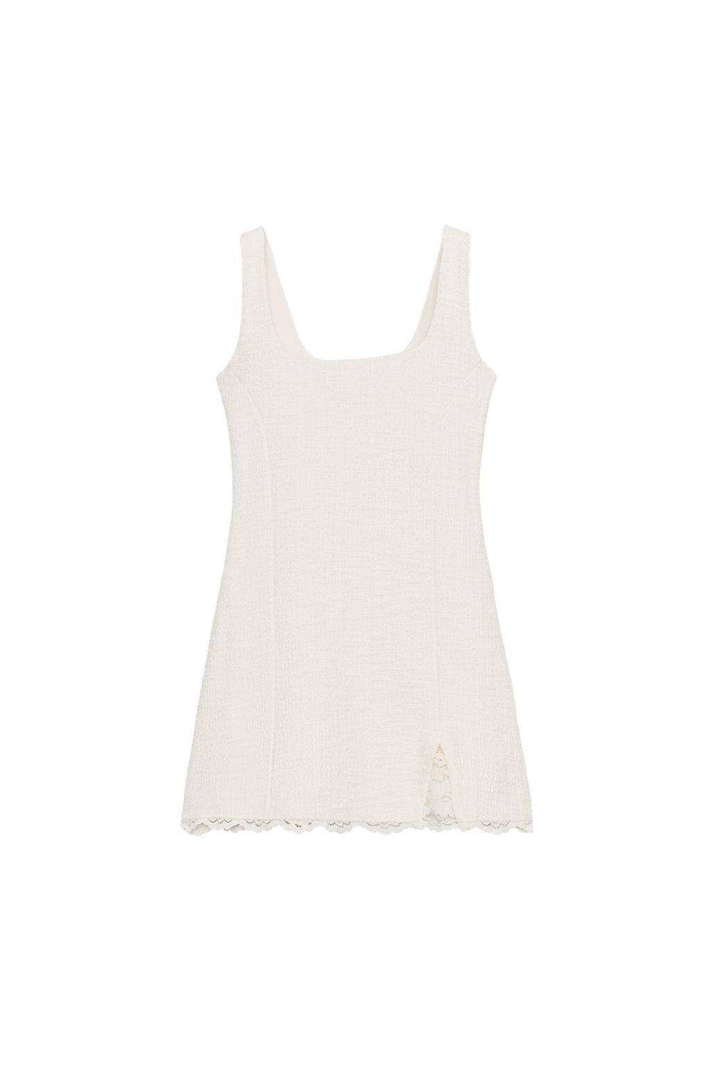 SHORT TEXTURED DRESS - image 3