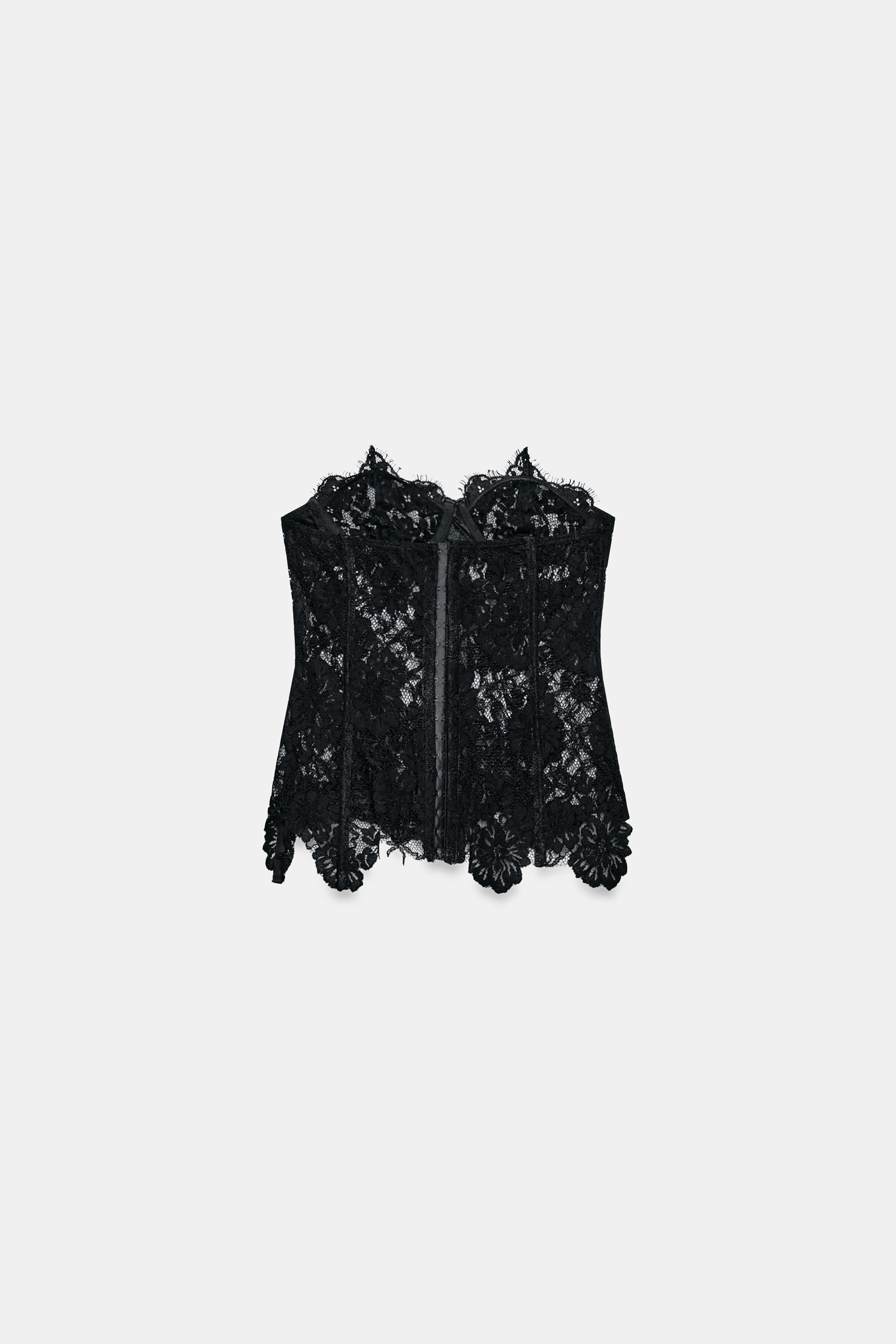 Zara ZW COLLECTION DANTEL KORSE görsel 8
