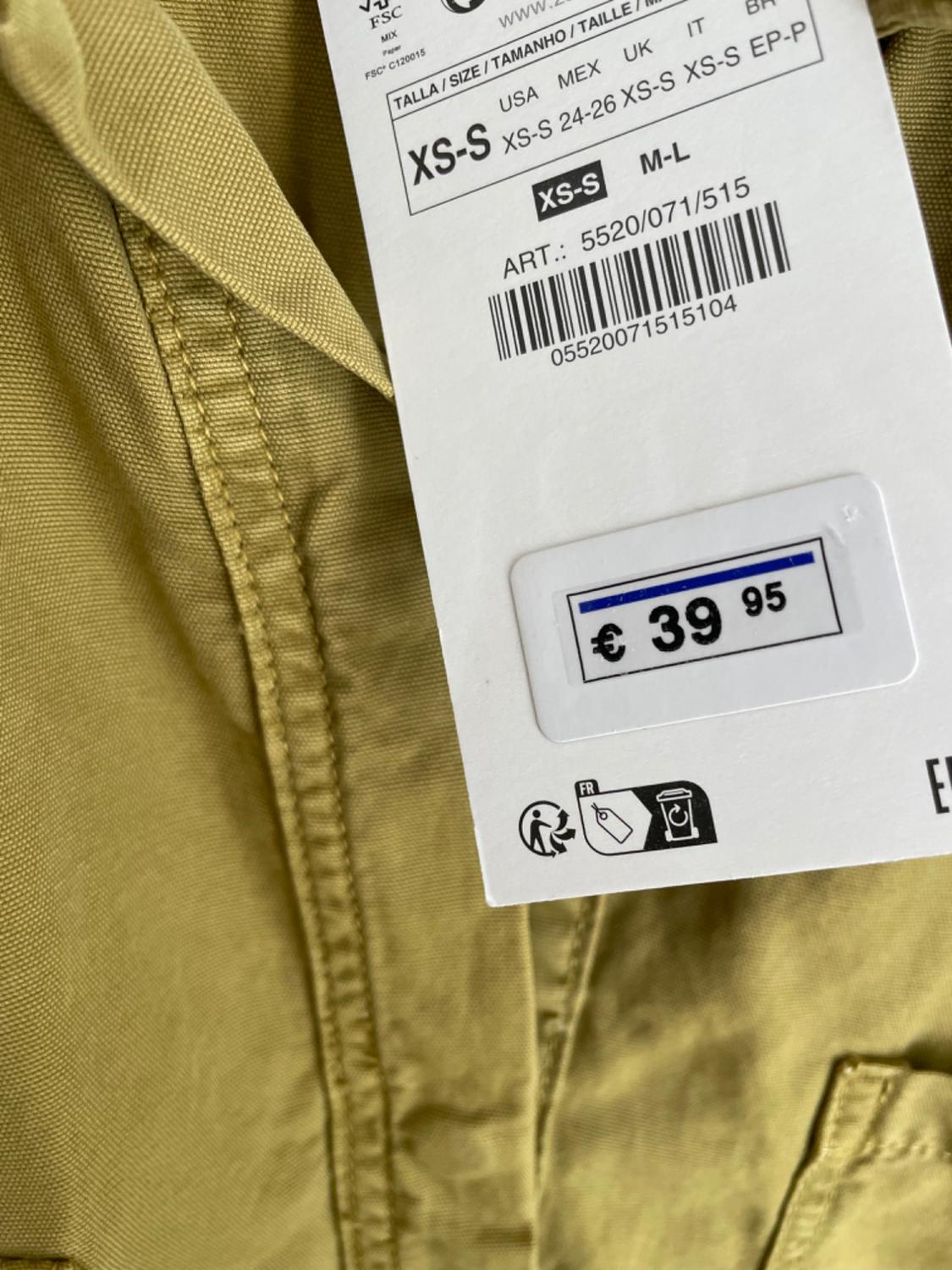 CROPPED JACKET WITH CONTRAST DRAWSTRINGS - Image 3