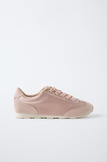 ZAPATILLA SATÉN - Rosa de Zara