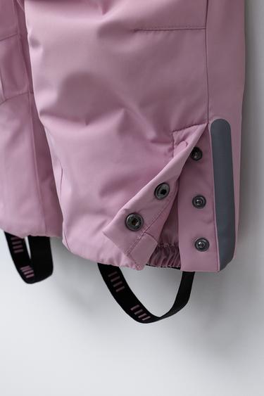 WATERPROOF AND WINDPROOF BIB TROUSERS WITH POCKETS RECCO® SYSTEM SKI COLLECTION - Pink by Zara - Image 5