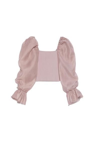 COMBINED ORGANZA TOP