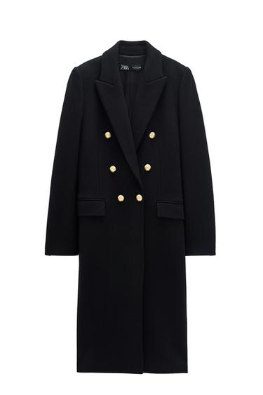 COAT WITH METAL BUTTONS