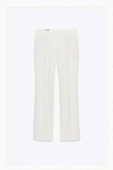 PANTALÓN FLARE - Crudo de Zara