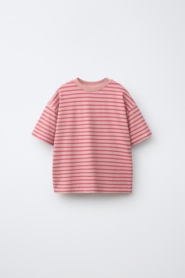 CAMISETA RAYAS - Rosas de Zara