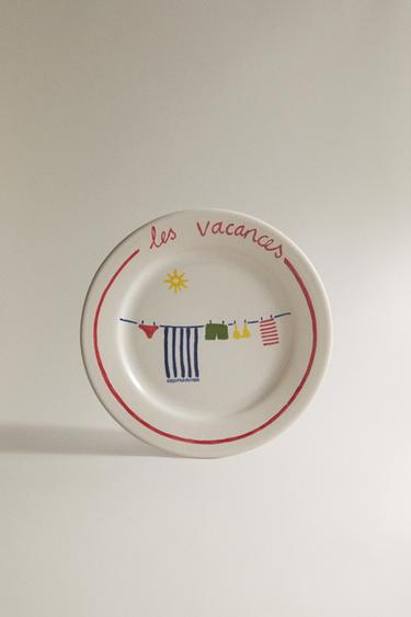 SUMMER DESSERT PLATE | DIEGO NINE - أحمر الخاص بـ Zara