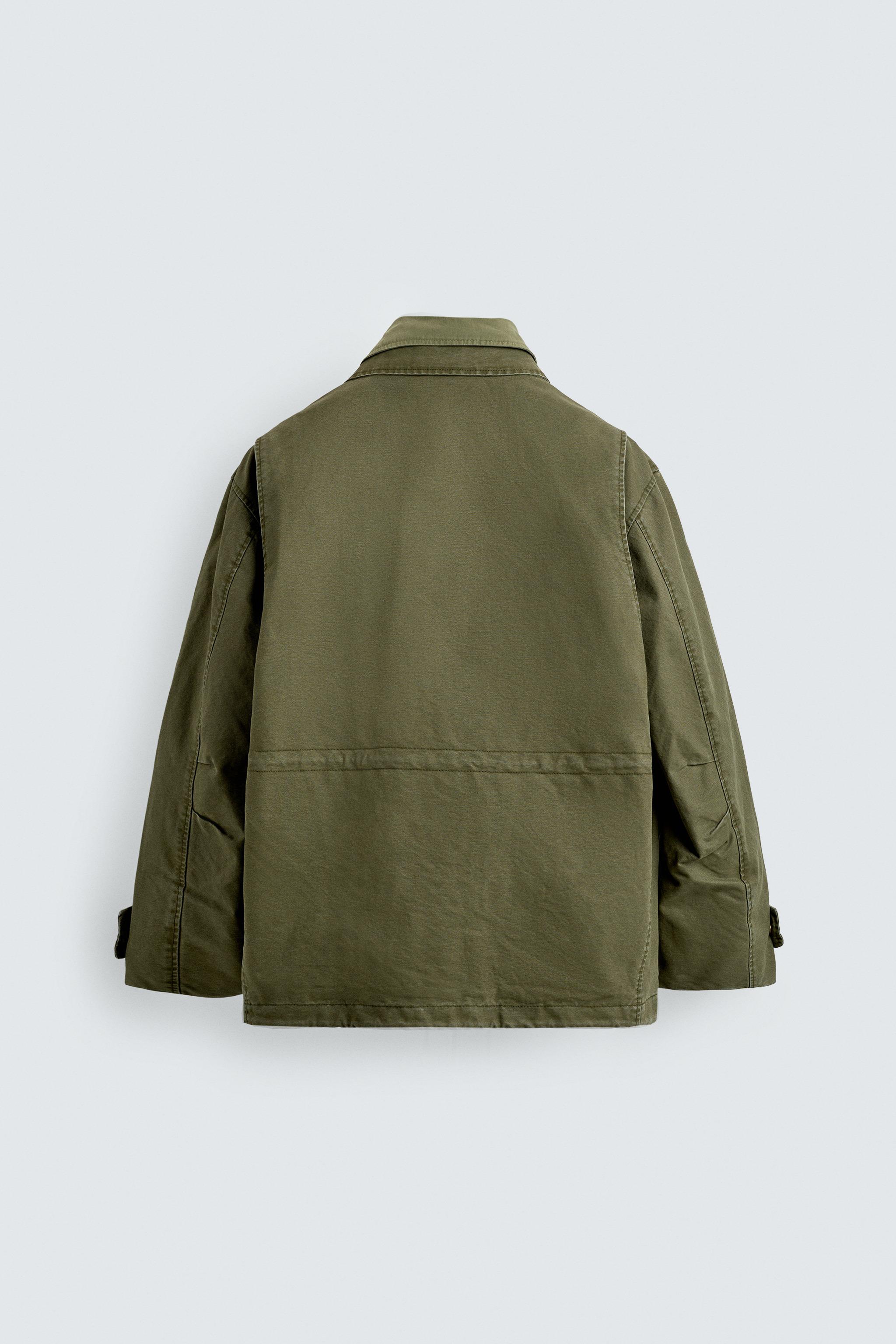 BLOUSON DÉLAVÉ À POCHES UTILITY
